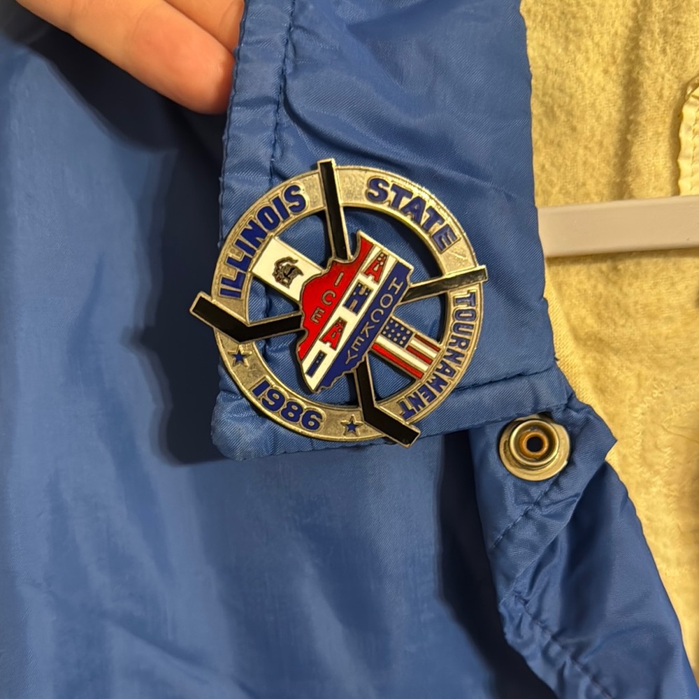 Blue Varsity Jacket - image 4